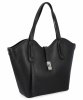 GENȚĂ DIN PIELE shopper bag Vittoria Gotti negru 631